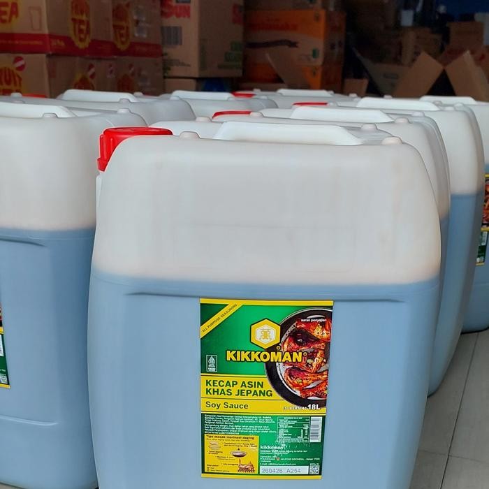 

Kikkoman Soy Sauce 18 Liter / Kecap Asin Kikkoman Khas Jepang 18 ltr