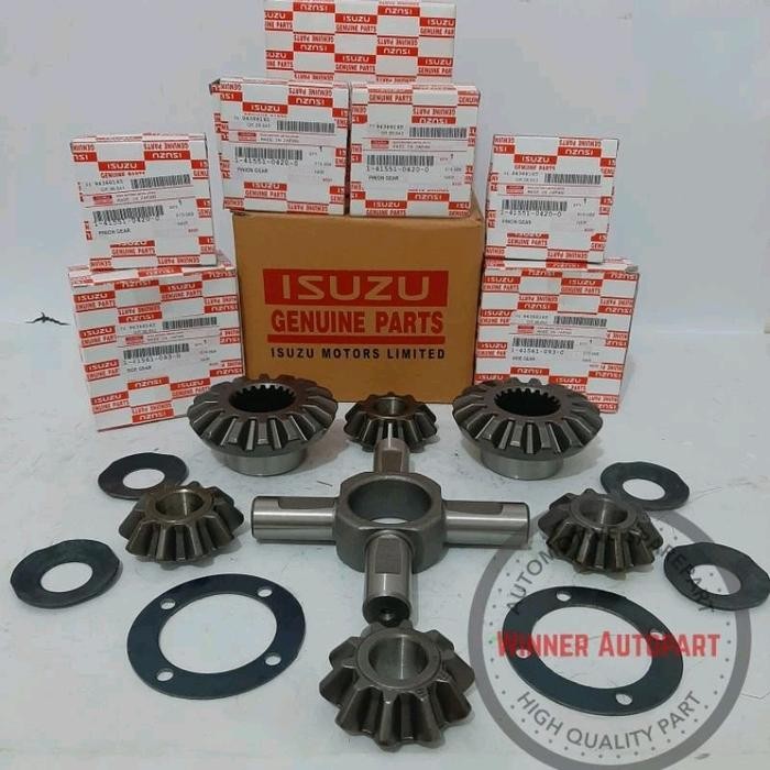 GIGI BOLU SET GIGI GARDAN SET FOUR PINION ISUZU NKR71 NKR66 NKR 71