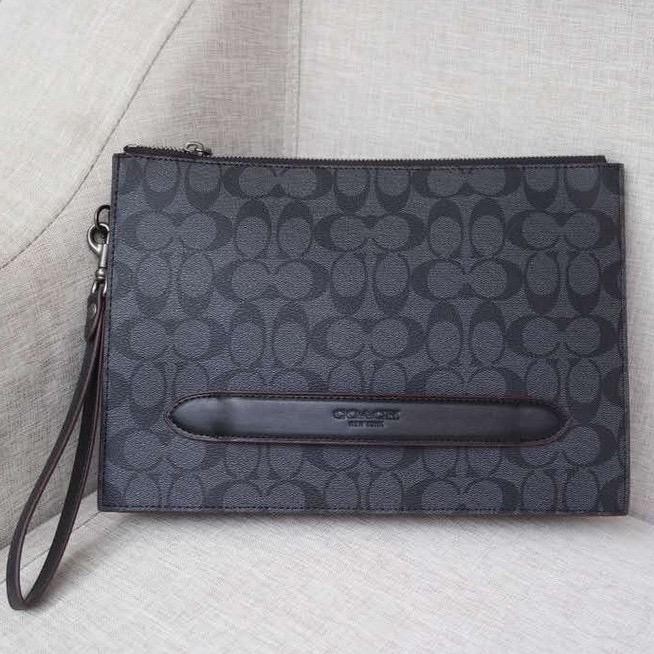 Structured Pouch In Signature Canvas