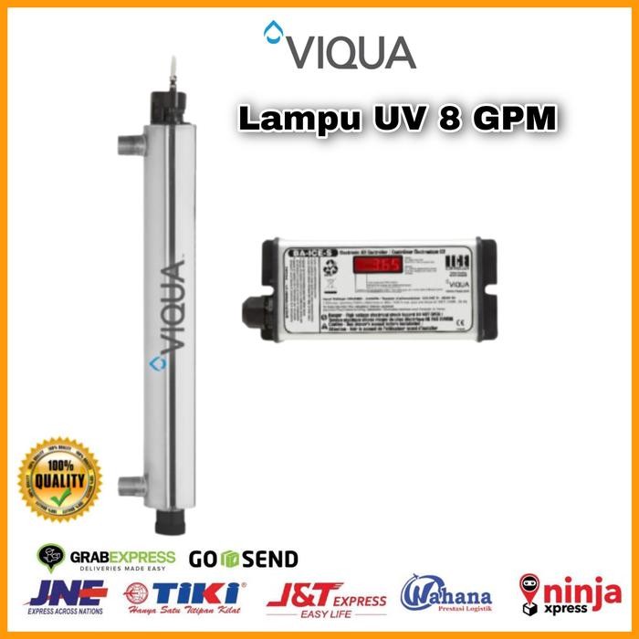 Lampu UV set Viqua S8QPA / Bolham ultraviolet 8 gpm sterilight