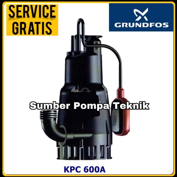 Grundfos KPC 600 A Pompa Celup Kolam Ikan Submersible Pump KPC 600
