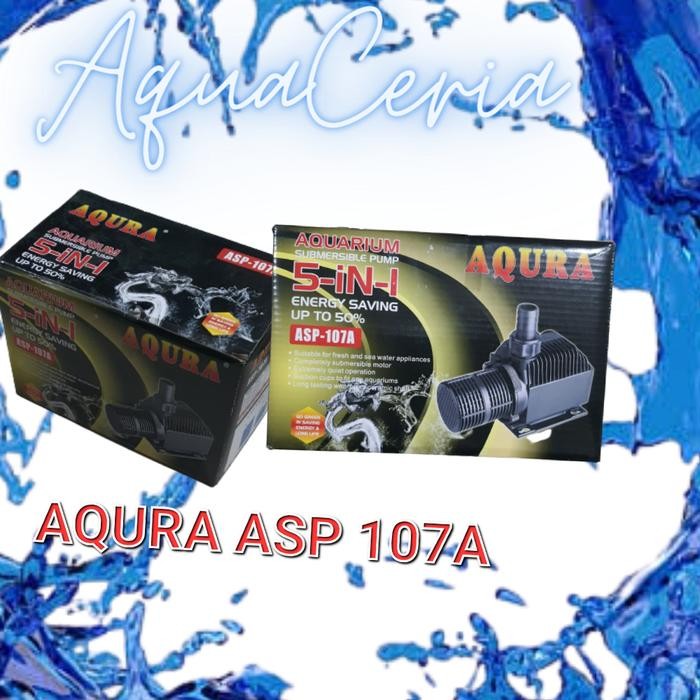 AQURA ASP 107 A WATER PUMP POWER HEAD POMPA KOLAM AIR TERJUN