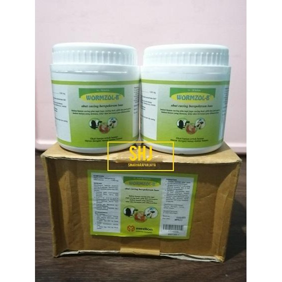 WORMZOL-B POT ISI 10 BOLUS (OBAT CACING HEWAN)