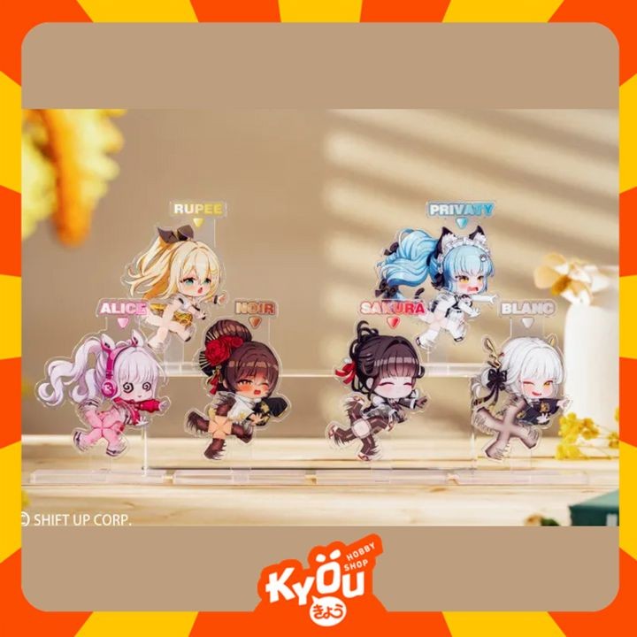 

Alice - Noir - Rupee Q version Spin Acrylic Stand - Goddess of Victory: NIKKE (10cm)