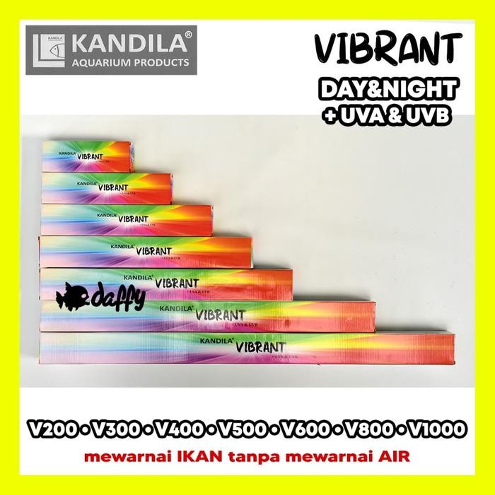 LAMPU LED AQUARIUM AQUASCAPE KANDILA VIBRANT UVA UVB WRGB