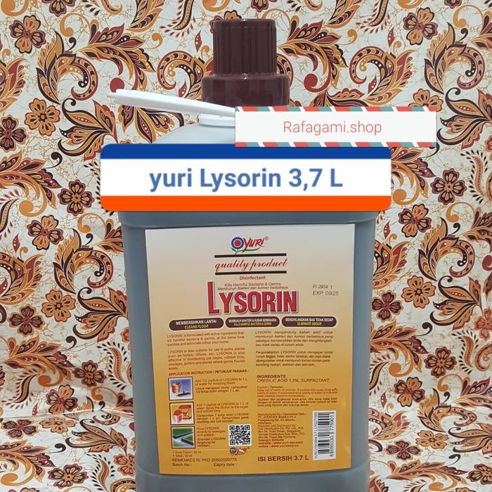LYSORIN DESINFEKTAN 3,7 LITER