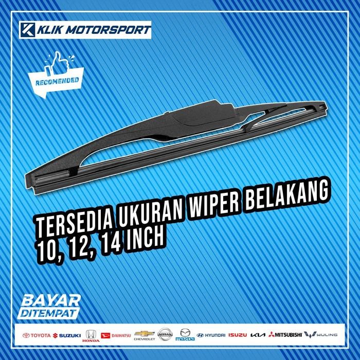 WIPER KACA BELAKANG MOBIL TOYOTA RUSH - REAR WIPER KARET KACA BELAKANG MOBIL MODEL OEM GRATIS 3