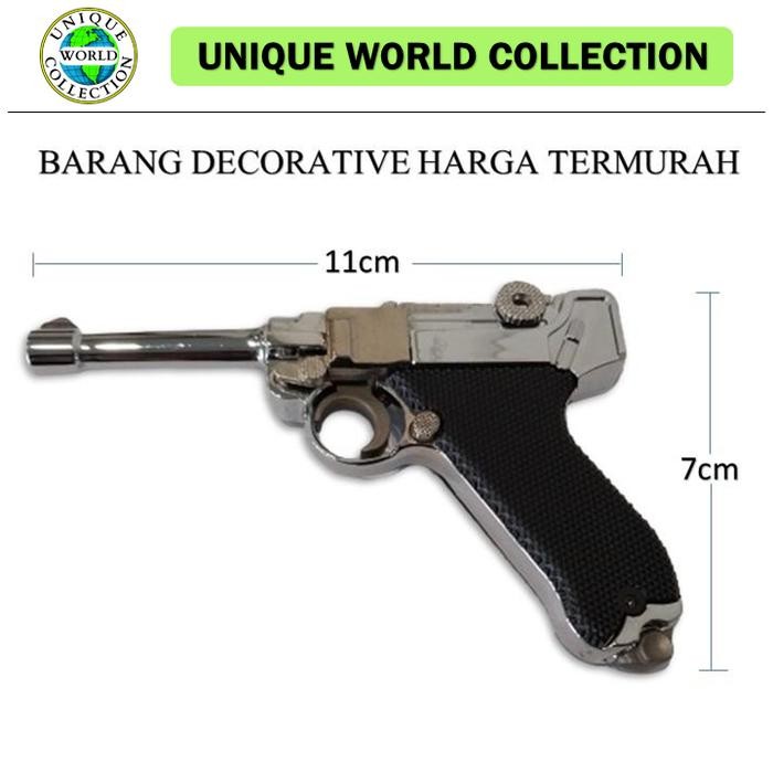 G4006MIN Decorative Miniature luger mainan Plastik