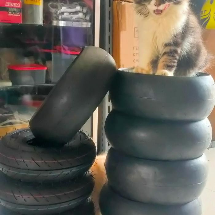 TERLARIS Ban goped skuter GP slick ring 6,5" READY STOCK