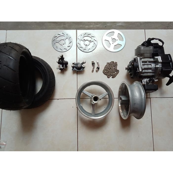 ORIGINAL Paket modifikasi Goped Otoped motor mini READY STOCK