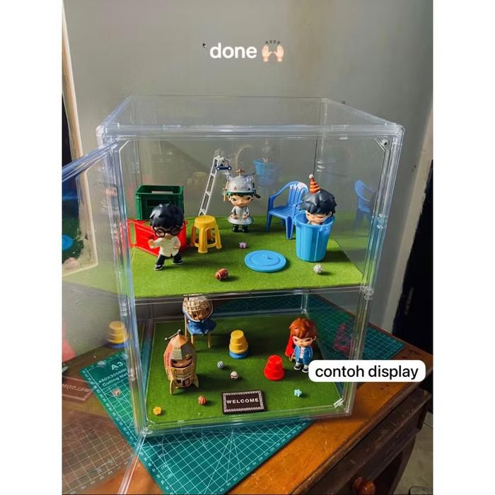 Miniature Plastic Chairs Figure Kursi Mini Miniatur 1 Pcs Random Blind Box Diorama Figurine