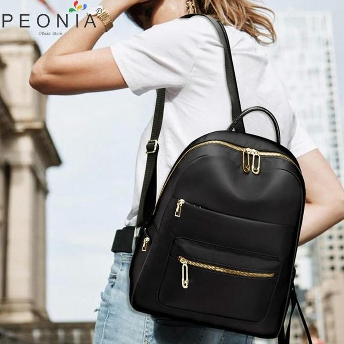 Elizabeth'S Bags - Conna Water Resistant Ransel Korea Tas Wanita Punggung Kantor Kerja Sekolah