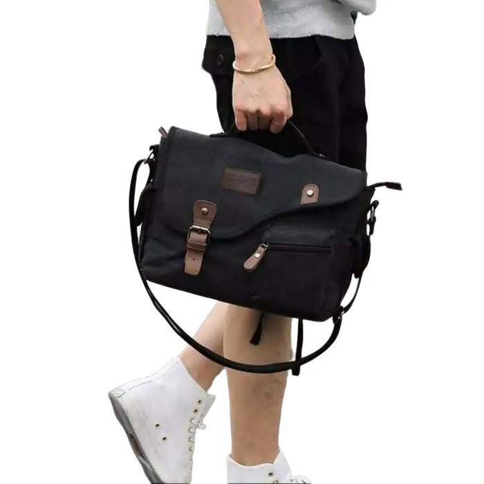 

EF907 GH-Bag Tas Slempang Canyon Messenger Bag Kanvas Canvas Selempang TERBATAS