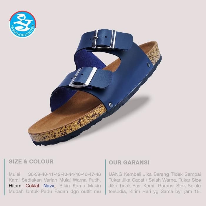 Sandal Pria BIG SIZE Sendal Cowok Casual JUMBO Gesper Selop G2N