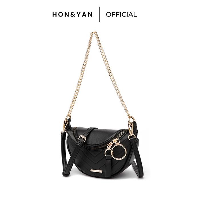 

FU670 HONYAN Tas Selempang Wanita Kulit Shoulder Bag Bahu Slingbag Branded Original - Giel EKSLUSIF