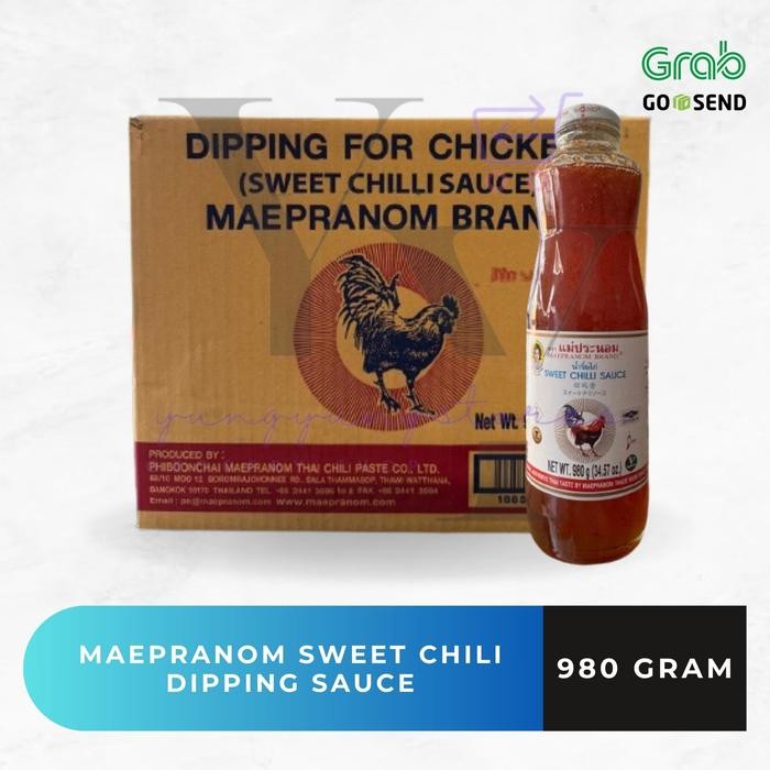 

1 Dus Isi 12 Botol Maepranom Sweet Chili Sauce Thailand / Dipping For Chicken 980 Gram