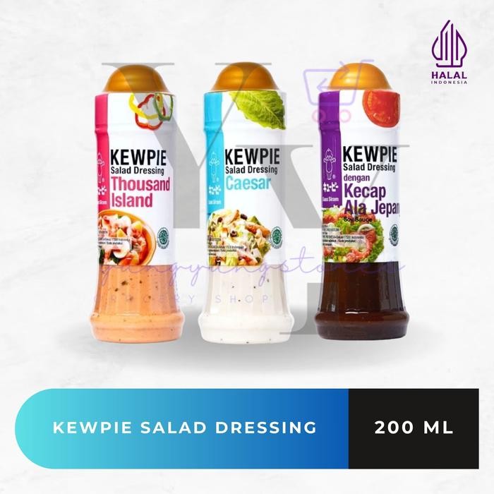

Kewpie Salad Dressing Thousand Island / Caesar / Kecap Ala Jepang 200 Ml