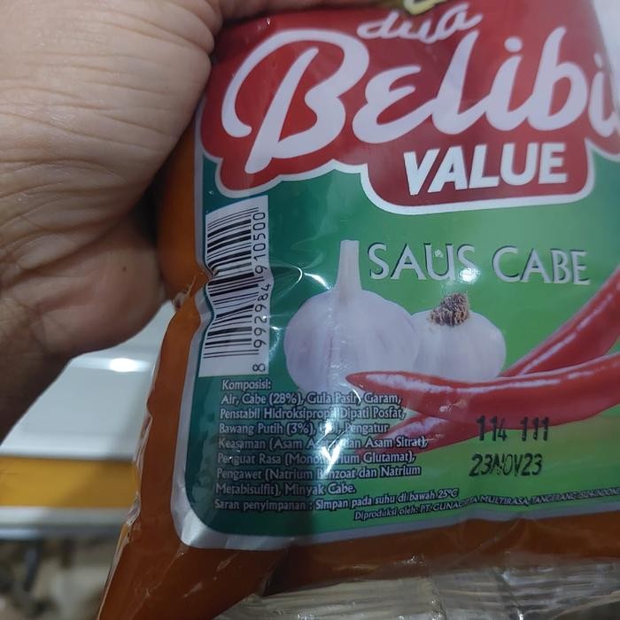 

1 Dus Isi 10 Bungkus Saus Cabe Dua Belibis Value 1 Kg