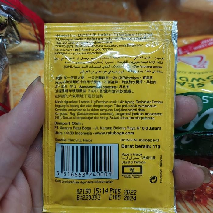 

[Satuan] Fermipan Ragi Instant Sachet 11 Gram