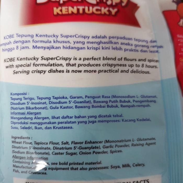 

Kobe Tepung Bumbu Supercrispy Kentucky / Bumbu Putih 850 Gram