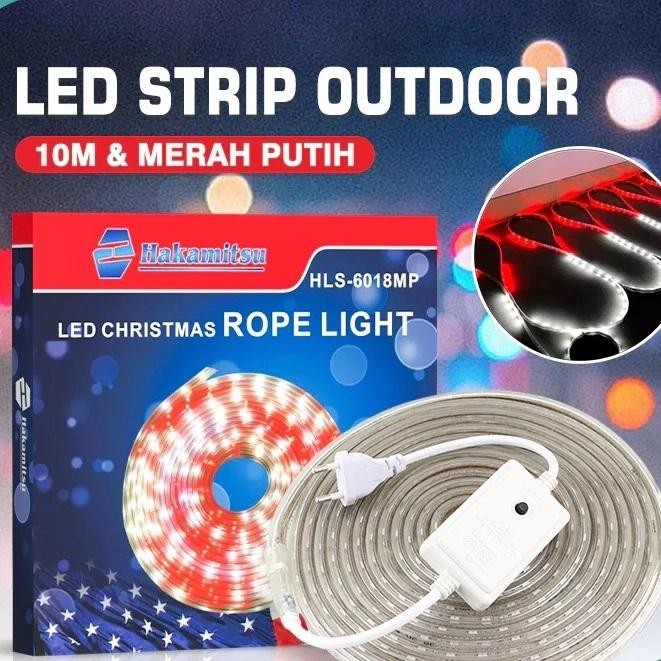 ID'' LAMPU STRIP MERAH PUTIH - LAMPU AGUSTUSAN LAMPU HIAS 17 AGUSTUS - LAMPU MERAH PUTIH BENDERA