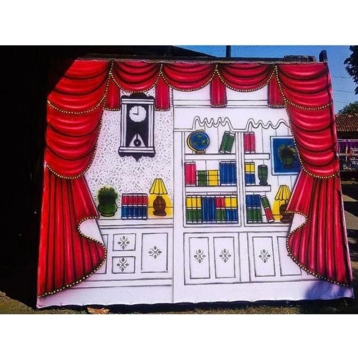 Wisuda Background Wisuda Rak Buku Sekolah