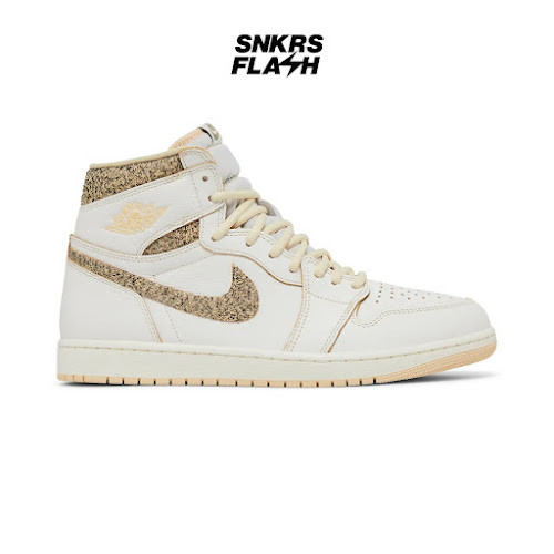 AIR JORDAN 1 RETRO HI OG CRAFT VIBRATIONS OF NAIJA Sepatu Sneakers Unisex - FD8631100 - Size 41