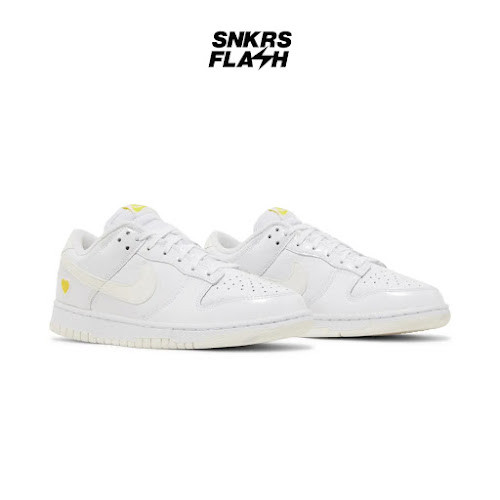 NIKE DUNK LOW WHITE YELLOW Sepatu Sneakers Wanita - FD0803100 - Size 42