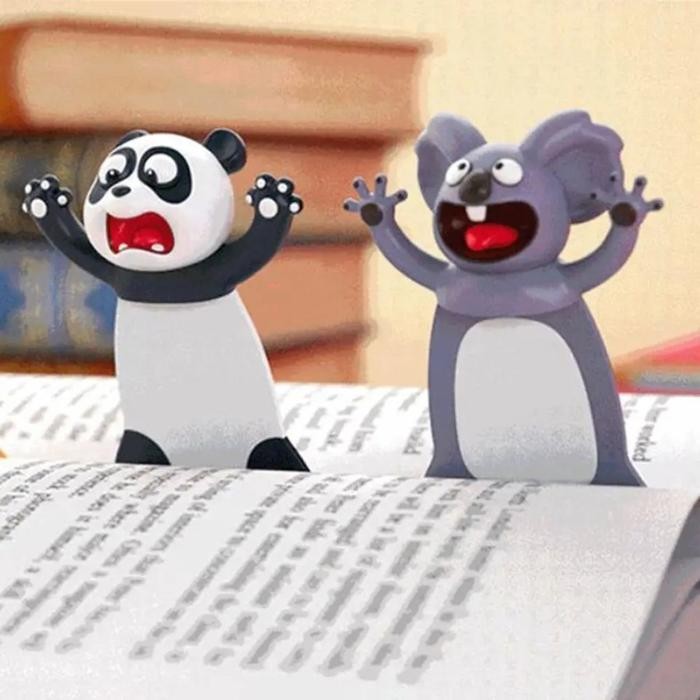

Pembatas Buku Bookmark 3D Animals Funny Cute Binatang Lucu