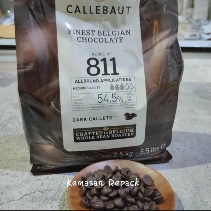 

Callebaut 811 500Gr Dark Chocolate Couverture 54,5% Cokelat Coin