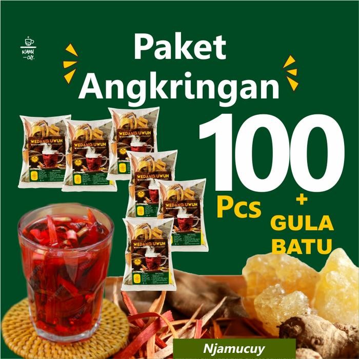 

Vanilla.storee 100 Pcs Paket Angkringan Wedang Uwuh Menyehatkan Khas Jogja Minuman Herbal Alami