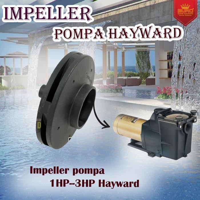Impeller Pompa Kolam Renang Hayward 2 Hp & 3 Hp Sparepart Pompa Kolam Renang
