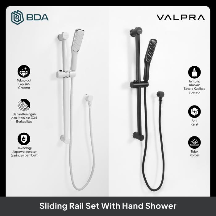 VALPRA HAND SHOWER TIANG SHOWER KAMAR MANDI SET V SR 3280