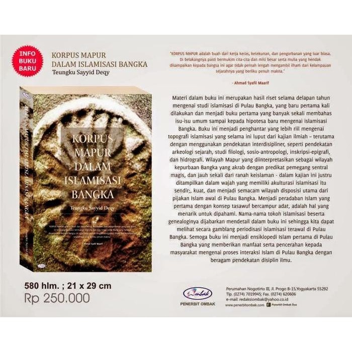 SALE  BUKU KORPUS MAPUR DALAM ISLAMISASI BANGKA READYY