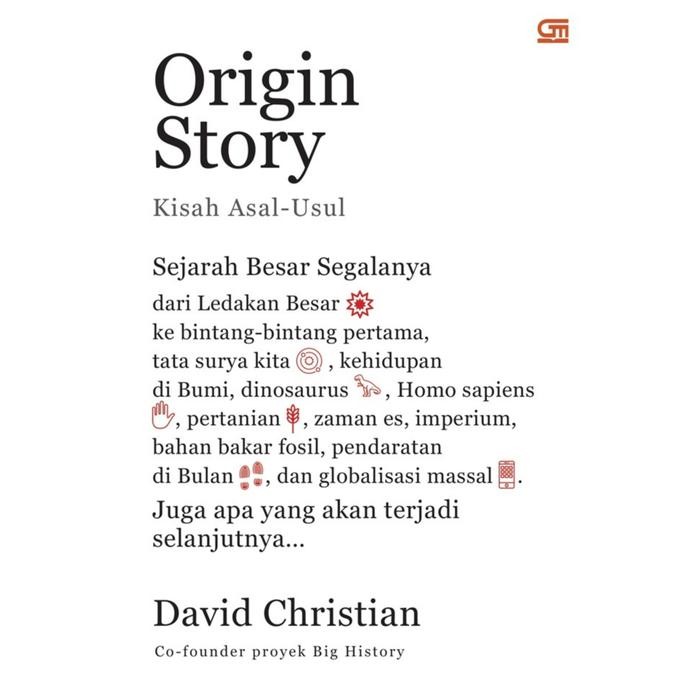 

SALE !!! BUKU ORIGIN STORY & FUTURE STORIES KISAH MASA DEPAN DAVID CHRISTIAN READYY