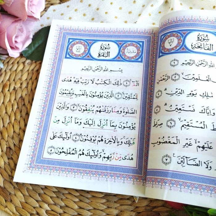 

SALE !!! AL QURAN KHAT BESAR UKURAN A5 PEDOMAN WAQF IBTIDA DAN TAJWID WARNA NON TERJEMAH QURAN
