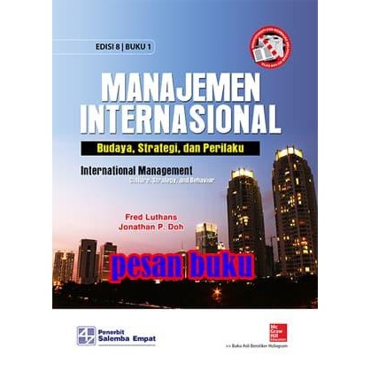 

SALE !!! BUKU MANAJEMEN INTERNASIONAL BUDAYA STRATEGI DAN PERILAKU E8 BUKU 1 READYY