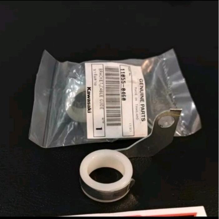 KLEM PENJEPIT SELANG REM DEPAN KLX 140 CLAMP SELANG REM KLX 140 ORIGINAL KAWASAKI