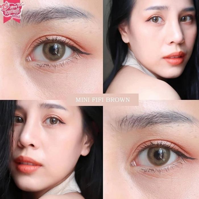 SOFTLENS KITTY KAWAII MINI FIFI BROWN / SOFTLENS MINUS