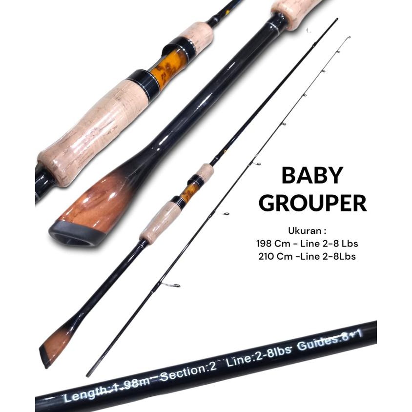 Joran Swan Baby Grouper 198/210 CM- Ultra Light Joran Lentur