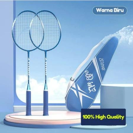 Raket Bulu Tangkis Isi 2 Raket + Tas + Cock Badminton / Kok Bulu Tangkis Main Sepuasnya Dengan