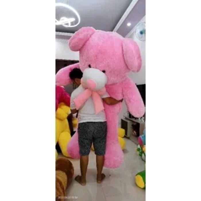 Boneka Raksasa Teddy Bear Super Jumbo Pita Besar 2 Meter Sultan Pasti Diskon
