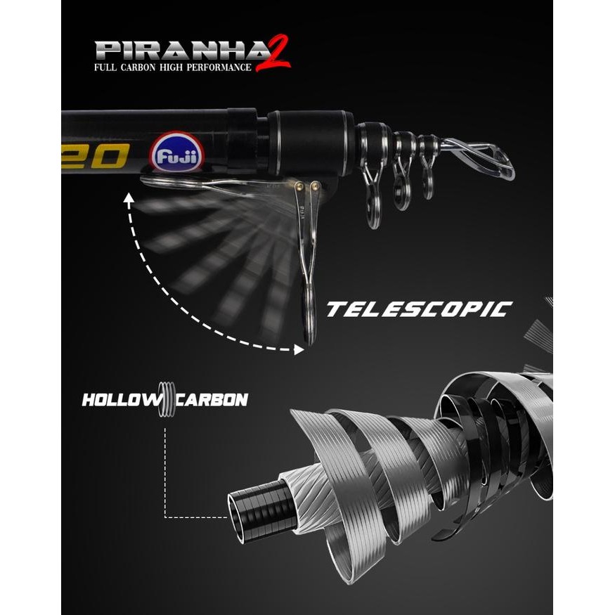 JORAN PANCING TELESKOPIC SURF KATANA PIRANHA RING FUJI