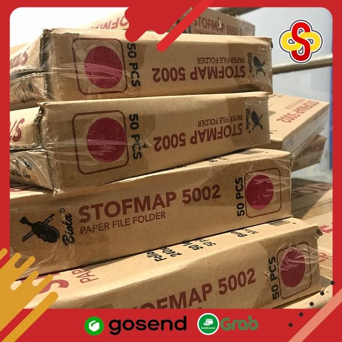 

Stopmap / Map Biola 5002 Kertas Buffalo Folio Isi 50 Pcs - Merah Tua