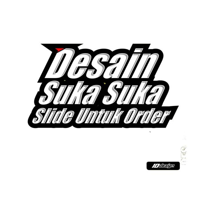 

Stiker Custom 2 Lusin (24pcs) Desain Suka Nama Nomor Start Balap Custom Logo Sticker Paper