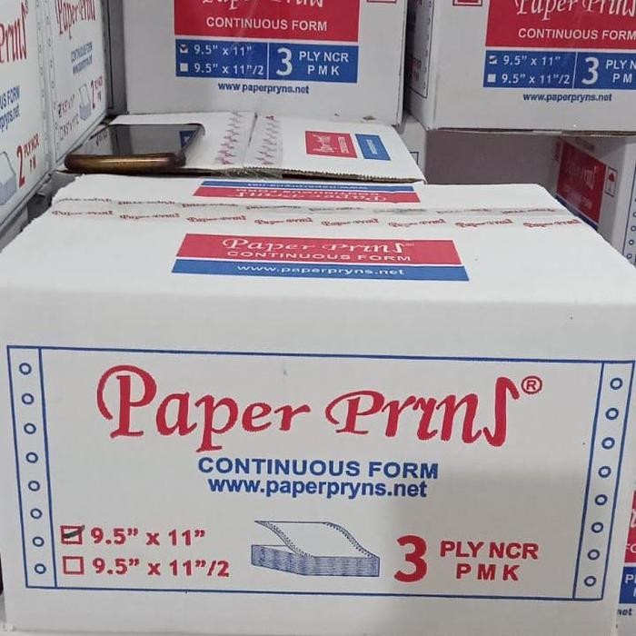 

Continuous From 3 Ply Warna 9.5 X 11/2 PRS ( Potong Dua) Paper Prints