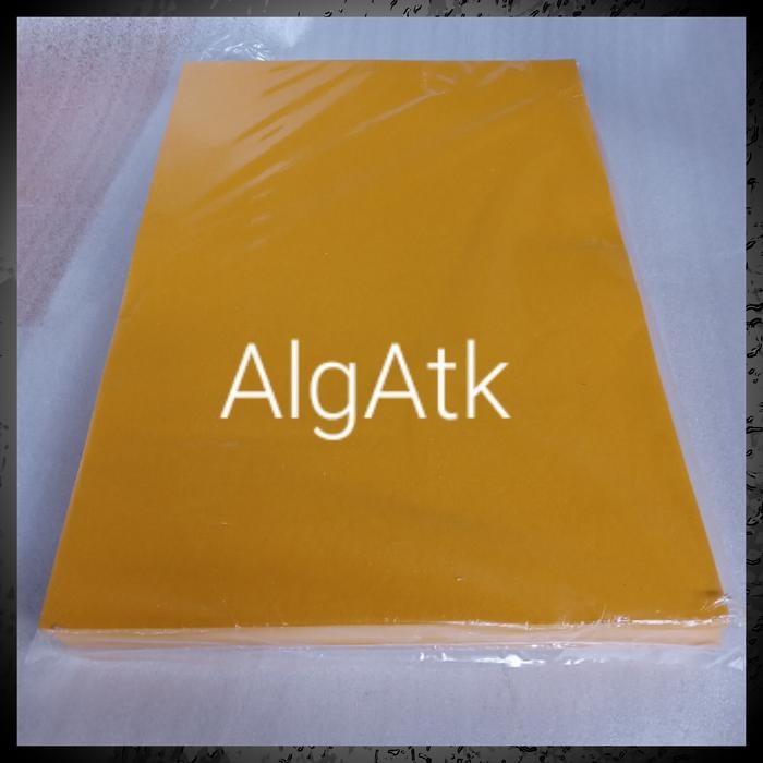 100 lembar kertas cover jilid buffalo A3 kuning