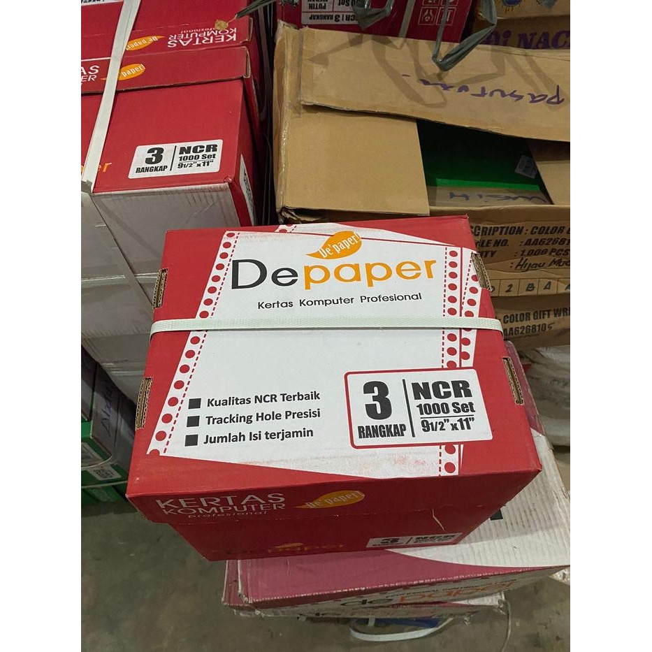 

Continuous Form Depaper 9.5 x 11 3 Ply / Kertas NCR / Continus Form