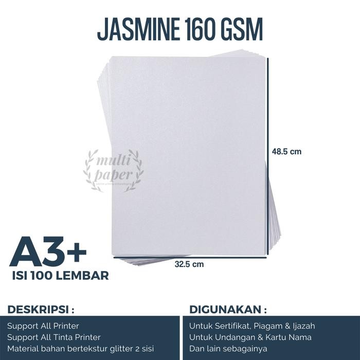 

Kertas Jasmine A3 Plus isi 100lembar / Kertas Jasmine / Kertas Jasmine