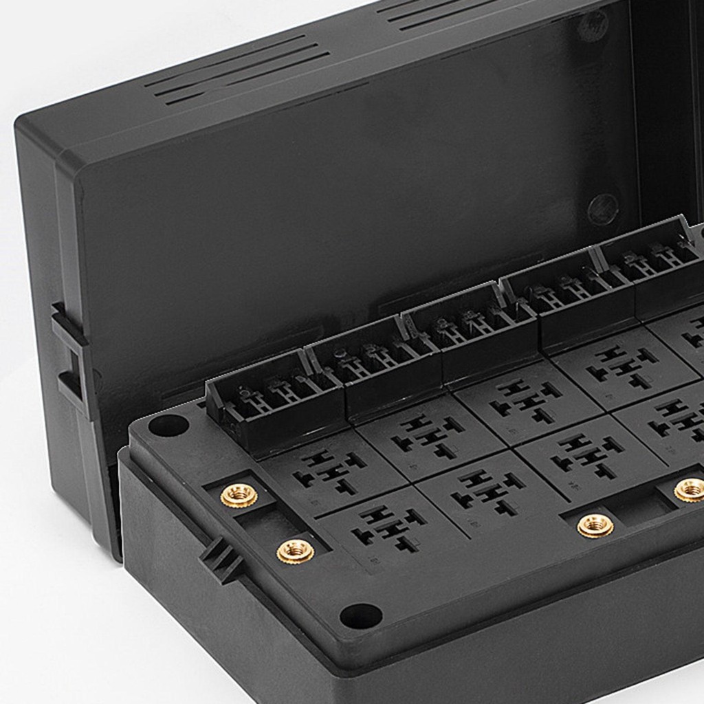 FLASH SALE    Fuse Relay Box Fuse Terminals Universal Fuse and Relay Box Block Automotive Relay Fuse